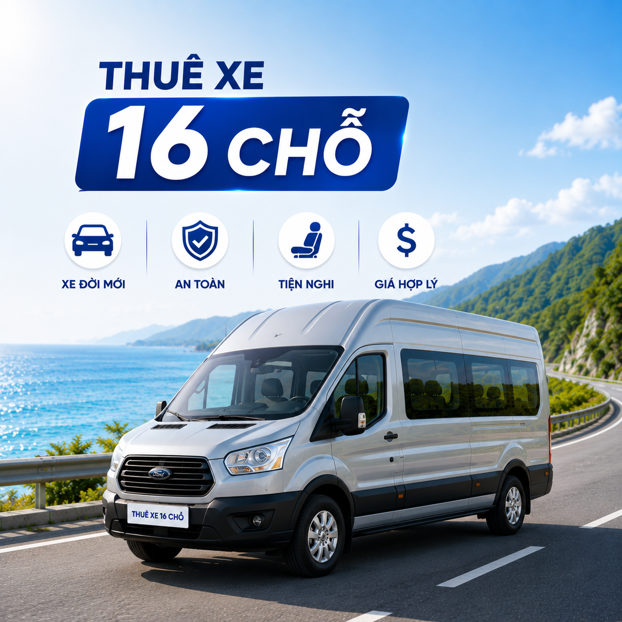 Thuê xe 16 chỗ