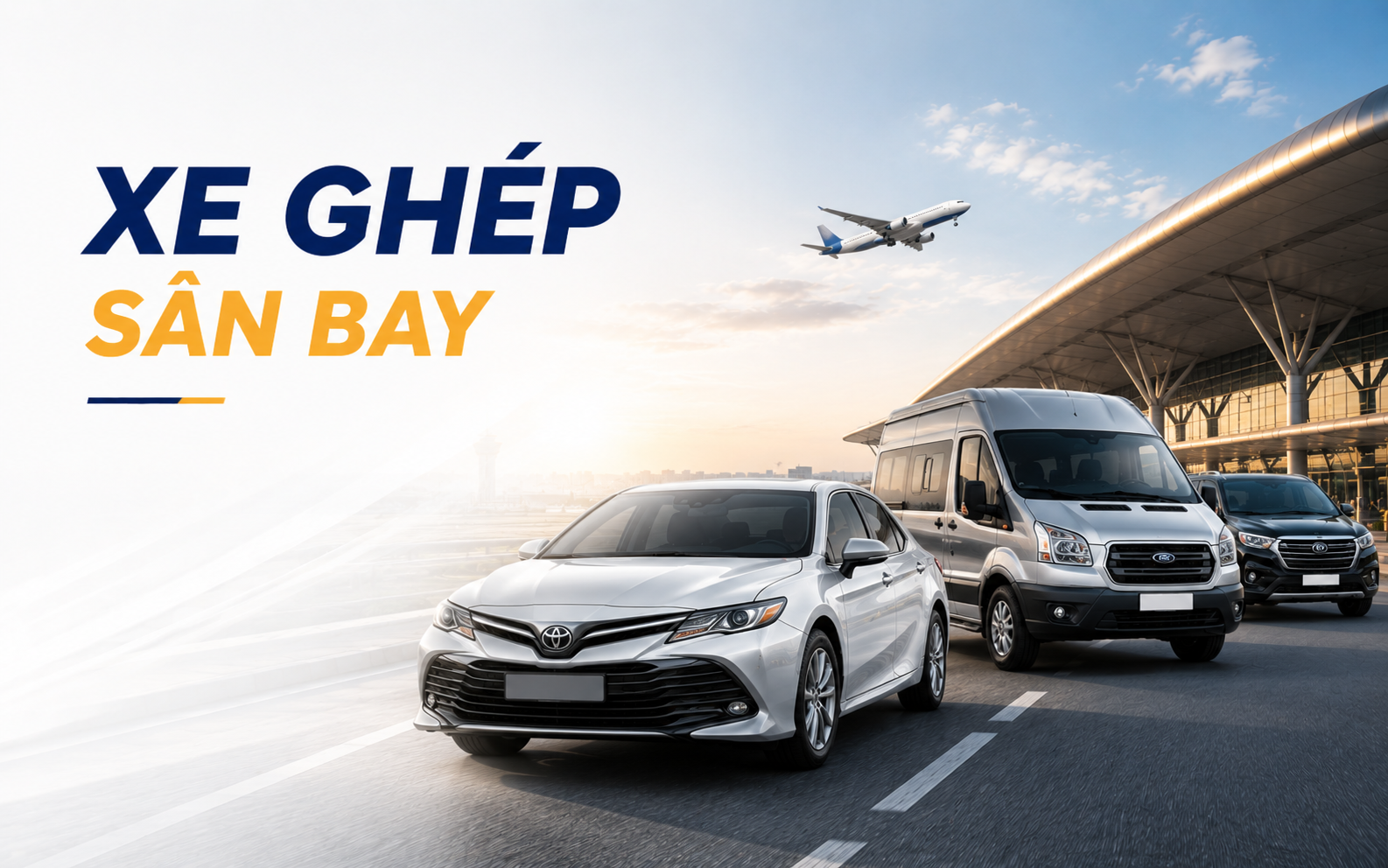 Xe ghép đón tuyển sân bay